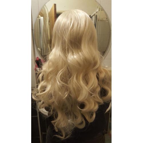 product_image_name-Generic-Perruque Longue Blonde Bouclée Femme – Effet Naturel, Résistante à la Chaleur, Coiffure Glamour, Fibre Synthétique Haute Qualité-1