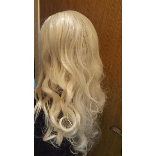 product_image_name-Generic-Perruque Longue Blonde Bouclée Femme – Effet Naturel, Résistante à la Chaleur, Coiffure Glamour, Fibre Synthétique Haute Qualité-2
