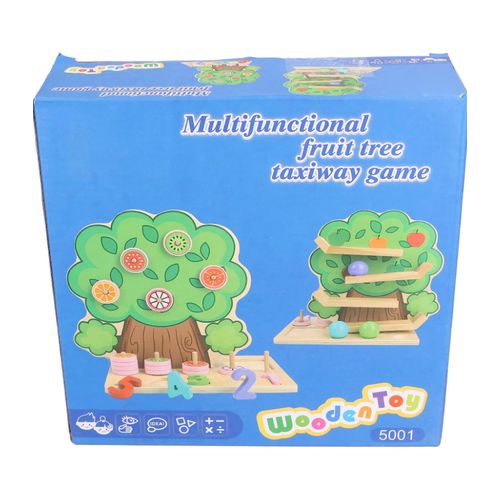 Generic Arbre en bois multifonctionnel, chiffres, Puzzle, jouets éducatifs  pour enfants. à prix pas cher