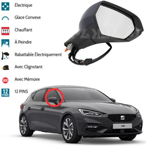 product_image_name-ALKAR-مرآة جانبية يمين كهربائية كاملة مع زجاج + إشارة لـ Renault Fluence (L3)-1