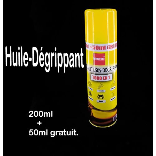 DÉGRIPPANT LUBRIFIANT BOMBE AÉROSOL 650 ML - Une de Sauvée