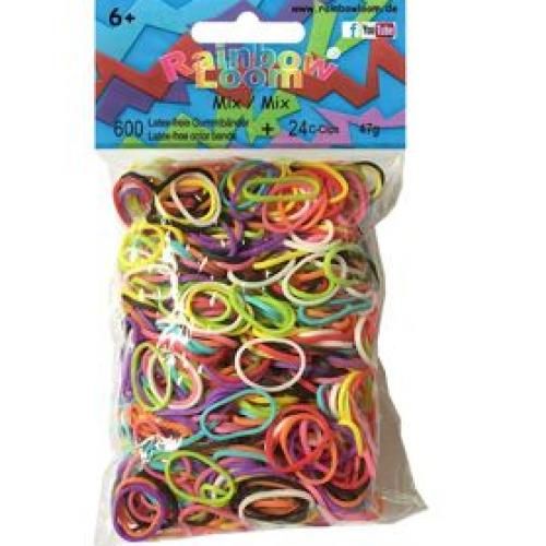 product_image_name-Rainbow Loom-نول قوس قزح مرن 600 قطعة متعدد الألوان -1