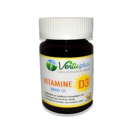 Vertu Plus Vitamine D3 60 Capsules