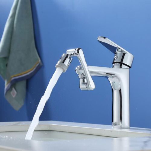 Generic Robinet Rotatif à 1080°, Tête Extension Robinet pour Lavabo Cuisine  Salle de bain