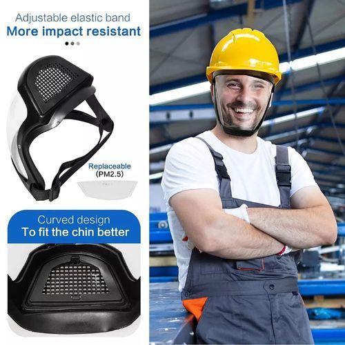 Generic Casque de soudeur Bouclier Visage Yeux Visière de protection Anti  poussière Anti buée à prix pas cher