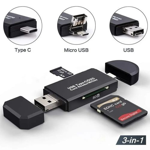 Adaptateur Usb C Vers Lecteur De Carte Sd, Lecteur De Carte Micro