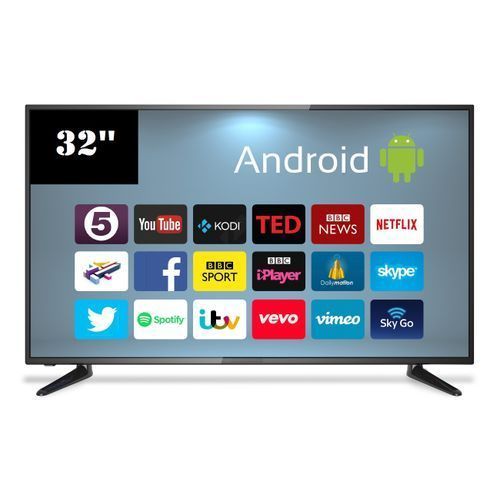 TV LED 55 SMART Android Officiel 4K Récepteur intégré