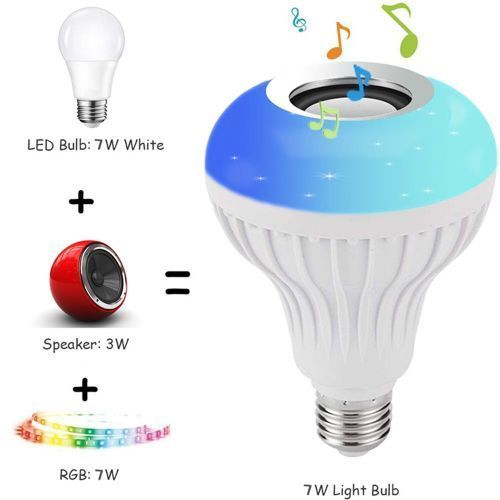 Ampoule Led Bluetooth – Veilleuse Avec Haut-Parleur - Ivoirshop