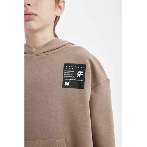 product_image_name-Defacto-سويت شيرت واسع بغطاء للرأس بجيب-5