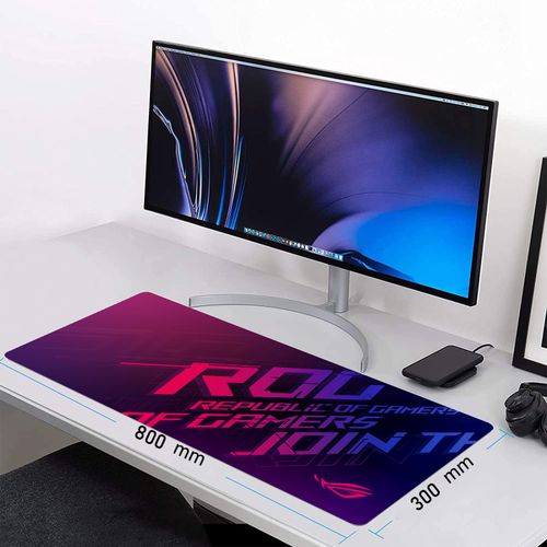 Protection de bureau pour ordinateur de Gamer, tapis de souris violet  800x400 XXL avec son tapis en caoutchouc imprimé - AliExpress