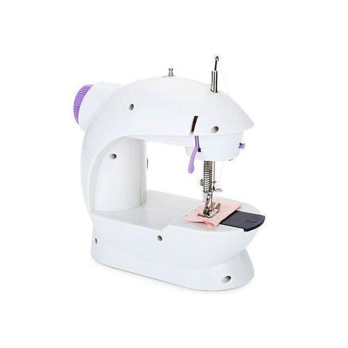 product_image_name-Generic-ماكينة خياطة صغيرة محمولة، بدواسة خيط تلقائية، باللون الأبيض الفاتح مع طاولة-5