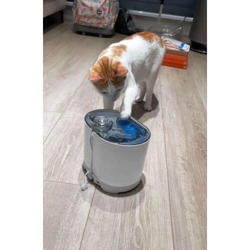 product_image_name-Generic-Fontaine à Eau Intelligente pour Chat 2.2L – Capteur de Mouvement – Rechargeable USB – Silencieuse avec Filtration – Anti-Déshydratation-3