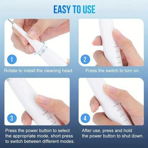 Generic Brosse à Dents Électrique Portable Double Utilisation - image 2