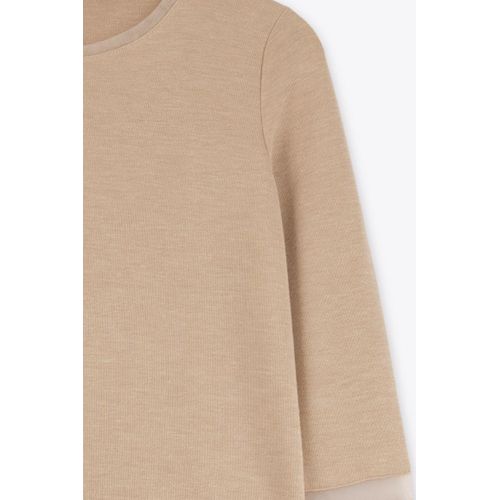 product_image_name-Marwa-بلوزة مخططة من التول بلون رمادي داكن-3