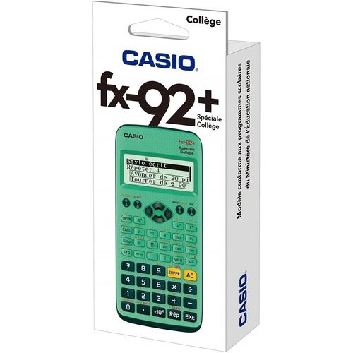 Casio FX-92+ Calculatrice Spécial Collège : la calculatrice Fiable pour les  élèves