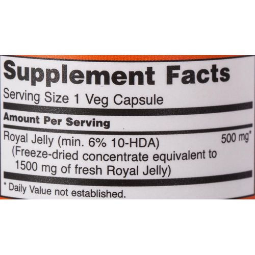 product_image_name-Now Foods-Royal Jelly , Gelée royal 1500 mg 60 comprimes-4
