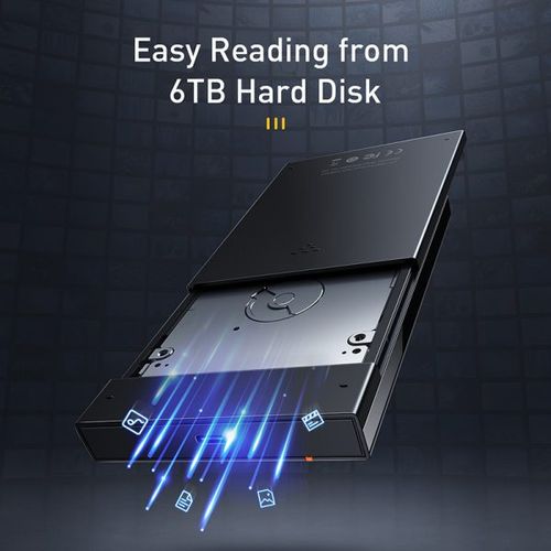 Baseus Boitier Pour Disque Dur SSD et HDD Avec Port Type-C(Gen 1