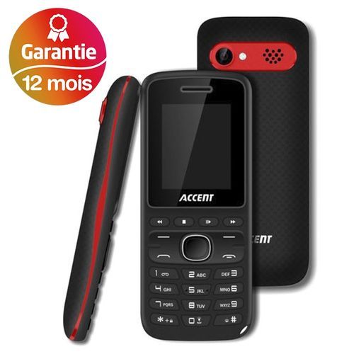 Accent Star F5- 1.77&quot; - Camera /Micro Sd/ FM / Video Recorder /Games - Black Red