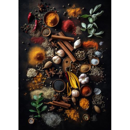 product_image_name-Generic-Spices food and kitchen  Poster Chambre Haute Qualité-1