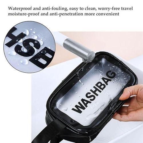 product_image_name-Generic-Kits de 3 Trousses de Toilette Transparente pour Produits de Beauté-3