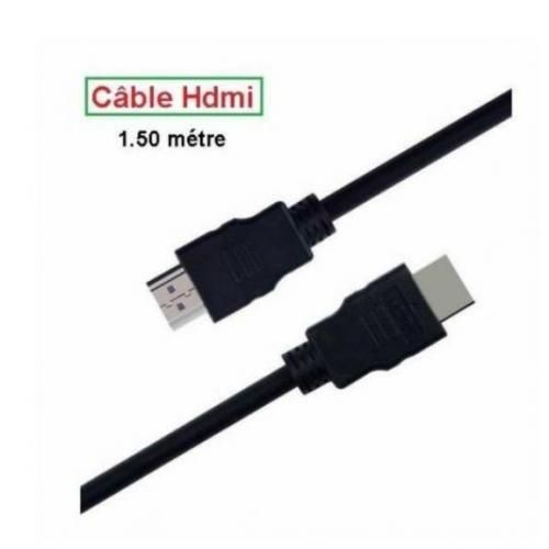 product_image_name-Generic-Câble HDMI mâle mâle 1.5 mètres pour relier TV, Pc , laptop, Playstation, TV Android Box -noir-2
