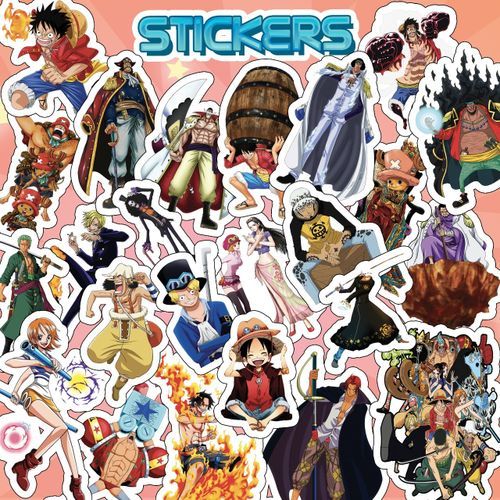 Decorative Pack Stickers Personnage Anime One piece à prix pas