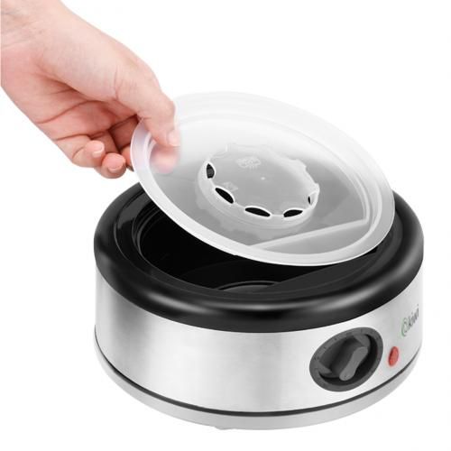 product_image_name-Denwa-طباخ كهربائي بالبخار بقوة 400 واط وسعة 4.8 لتر مع سلتين-3