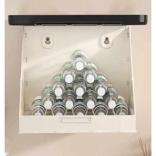 product_image_name-Generic-صندوق تخزين جداري قابل للطي - منظم للحمام للمناشف والمنتجات-5