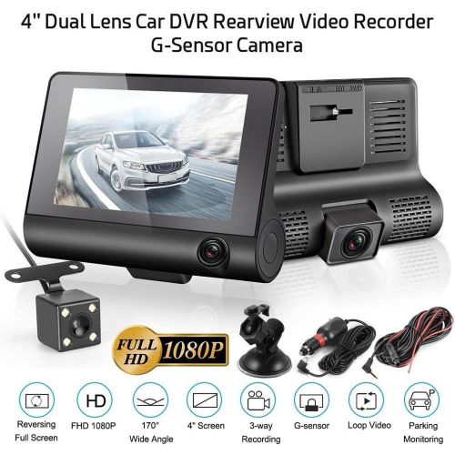 product_image_name-Generic-DVR 4.0" Voiture 3 Caméra 1080P FHD Enregistreur Vidéo Car Dash cam-2