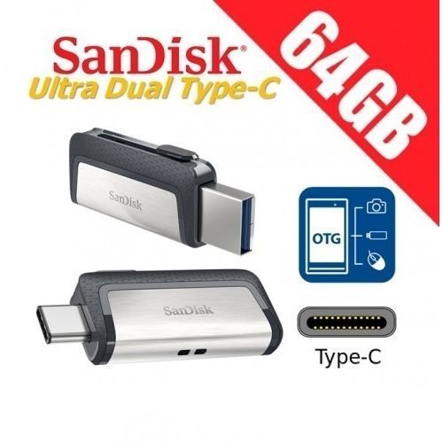 SanDisk Ultra Dual Drive Go 32 Go, Clé USB Type-C à double connectique