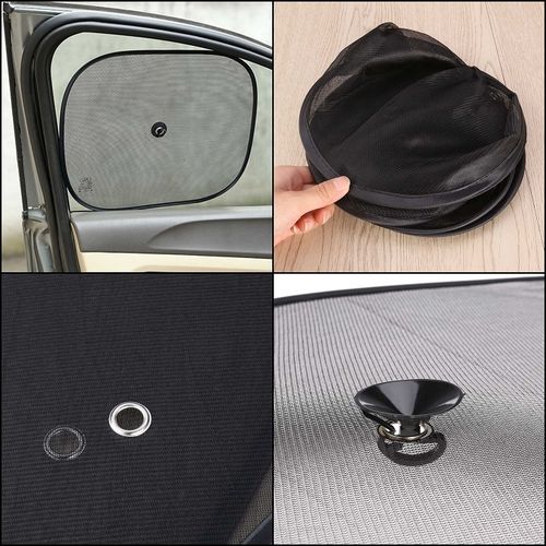 Generic 2 Pare Soleil Rideaux Voiture à Ventouses Couverture pour