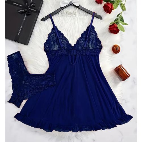 product_image_name-Generic-Nuisette satin bleu avec dentelle – Style élégant et sexy-1