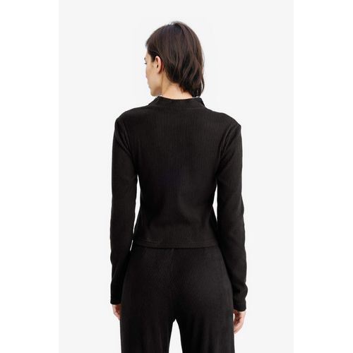 product_image_name-Defacto-سترة صوفية ببطانة مدورة-2