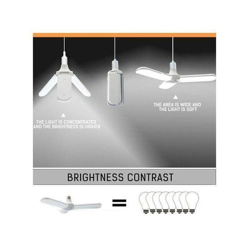 product_image_name-Generic-Lame de ventilateur pliable LED Ampoule 45W Lampe d'éclairage à économie d'énergie-2