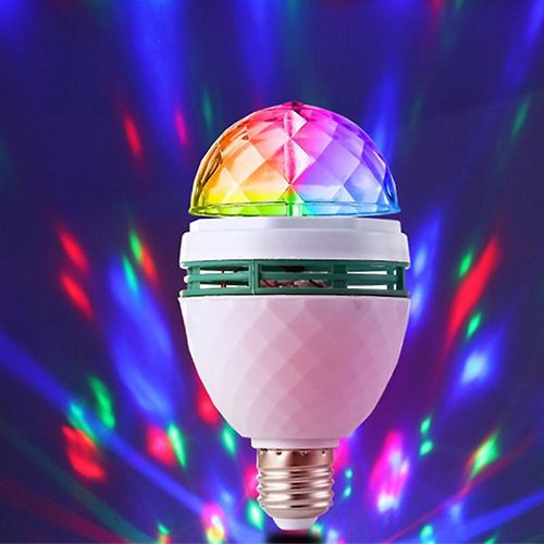 Generic Lampe LED rotative lumière de scène en cristal de couleur  changeante multi à prix pas cher