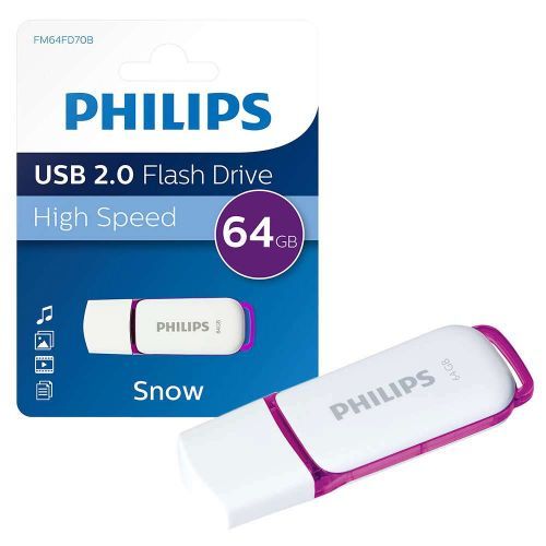 Philips Clé USB Philips Originale 64Gb USB 3.0 et 2.0 Flash Drive / High  Speed / Snow