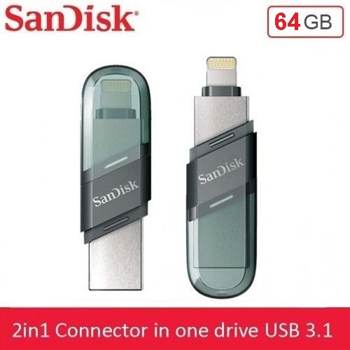 Sandisk iXpand Mini-Drive Memory Stick iPhone iPad, Clé 64Gb Lecteur Flash  OTG Usb 3.1 à prix pas cher