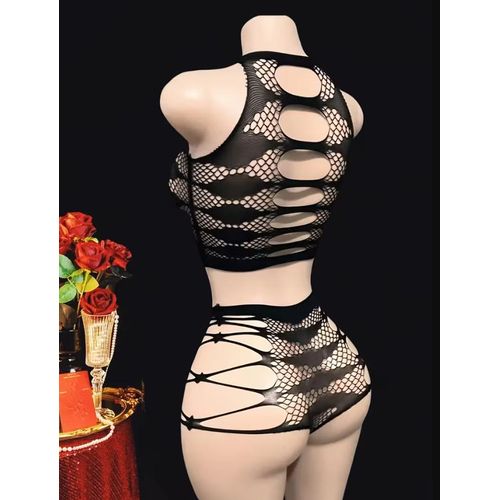 product_image_name-Generic-فستان شبكي مثير وشفاف، مع حمالات متقاطعة وفتحات على الوركين، للنساء,فستان شبكي مثير وشفاف، مع حمالات متقاطعة وفتحات على الوركين، للنساء.-5