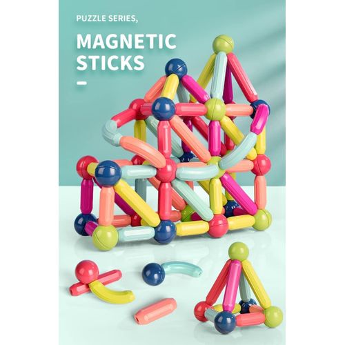 Generic Blocs de construction de boules et de tiges magnétiques 42 PCS à  prix pas cher