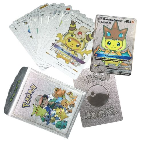 Cartes Pokémon Gold noire 10 cartes