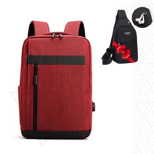 Generic 2PCS Sac dos Cartable pour ordinateur portable scolaire