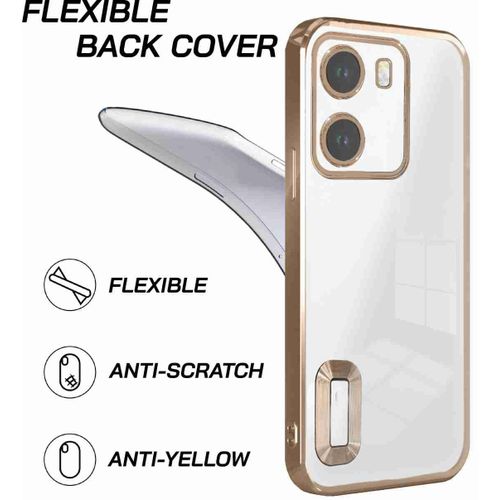 product_image_name-Generic-Pochette pour Redmi 13C Silicone transparent Gold-1