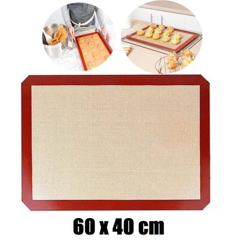 Tapis de Cuisson en Silicone, Antiadhésif et Surdimensionné 60cm