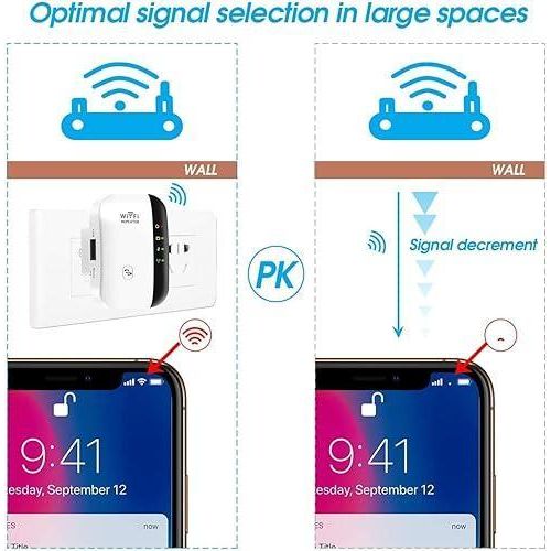 product_image_name-Generic-REPETEUR WiFi AMPLiFiCATEUR 300 MB, Extender Long Range Wi-Fi Signal Amplifier, Extenseur sans Fil Amplificateur de Signal du Réseau, Compatible avec Toutes Les Box Internet-4