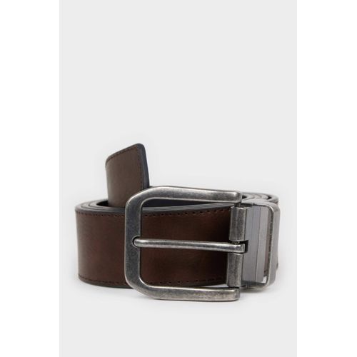 product_image_name-Defacto-حزام جلد صناعي بمشبك مستطيل-1