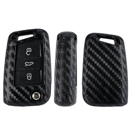 Coque clé,Housse pour clé de voiture Volkswagen, en alliage de Zinc porte  coque, porte clés, pour Golf 7 G TI R MK7 Tiguan - Type 8 - Cdiscount Auto