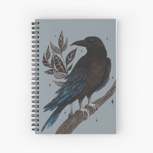 Generic Raven Spiral Notebook Bloc note