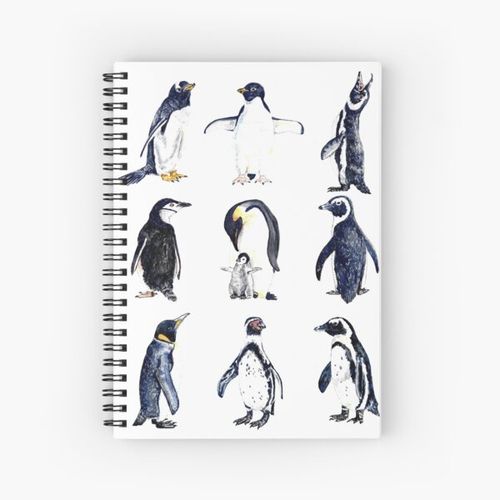 Generic Penguins Spiral Notebook Bloc note