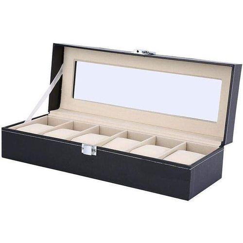 product_image_name-Generic-Boîte de rangement luxueuse pour montres – 6 compartiments-6