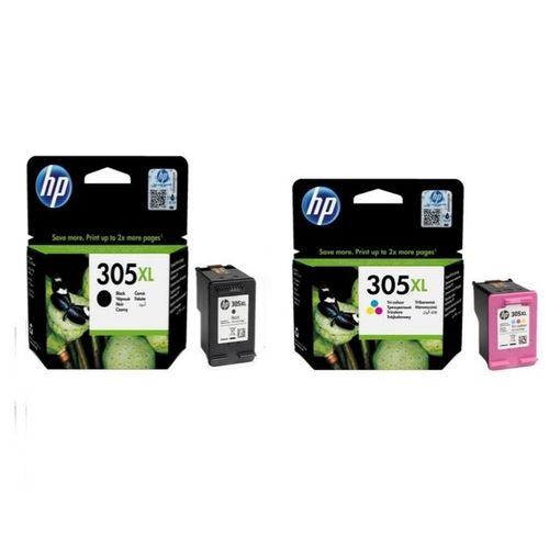 Cartouche HP 305XL 3 couleurs pour imprimante jet d'encre sur